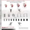 Service Caster 5 Inch 316SS Red Polyurethane Swivel 3/4 Inch Expanding Stem Caster Set SCC SCC-SS316EX20S514-PPUB-RED-34-4 - alternate 4